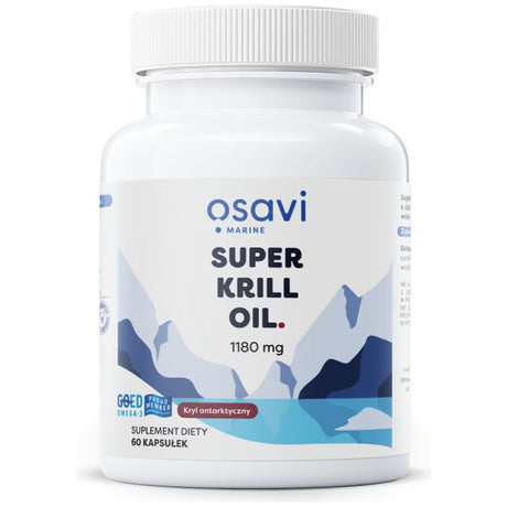 Osavi Super Krill Oil (Marine) 1180mg 60 softgels - Sklep Witaminki.pl