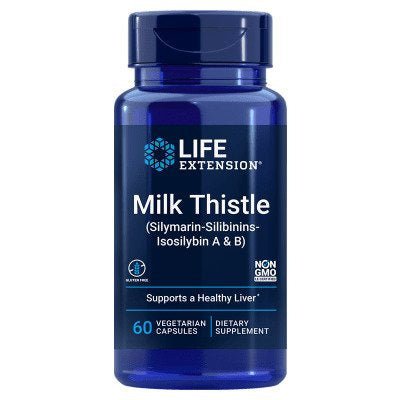 Ostropest Plamisty Life Extension Milk Thistle Silymarin-Silibinins-Isosilybin A & B 60 vcaps - Sklep Witaminki.pl
