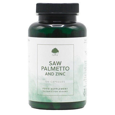 Palma Sabałowa G&G G&G Saw Palmetto & Zinc 120 kapsułek 120 caps - Sklep Witaminki.pl