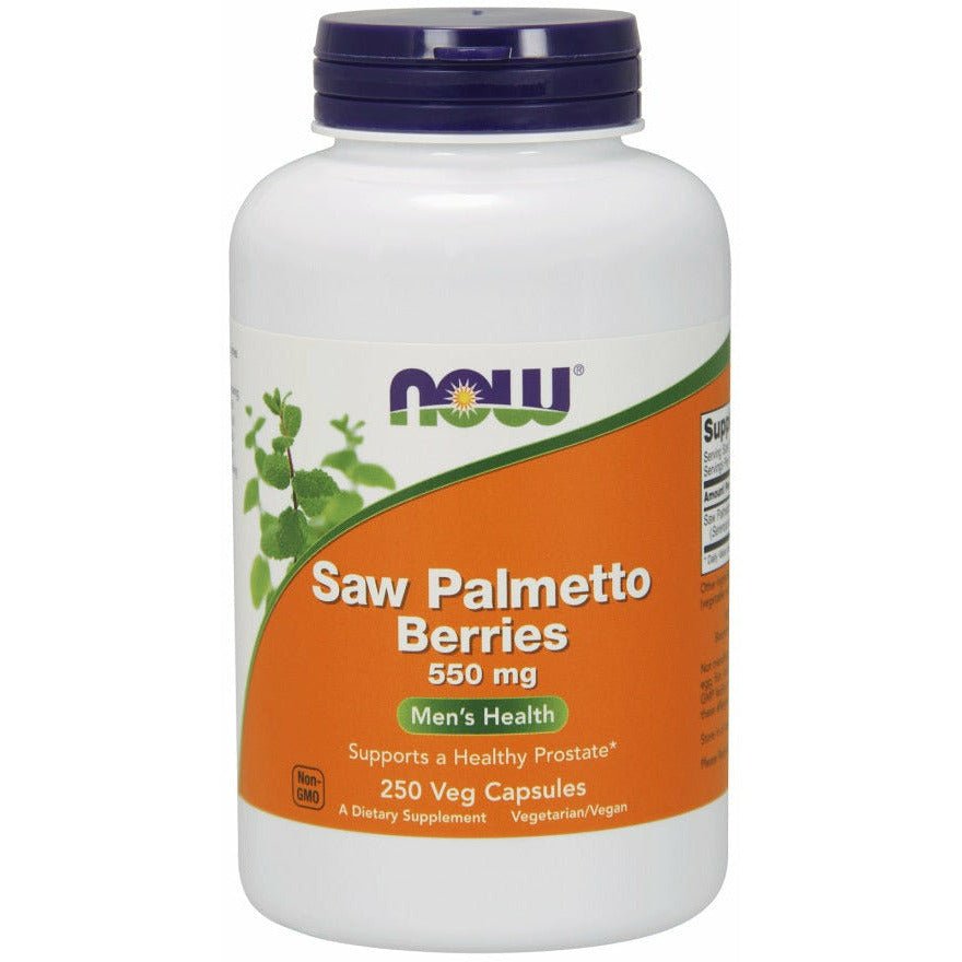 Palma Sabałowa NOW Foods Saw Palmetto Berries 550 mg 250 vcaps - Sklep Witaminki.pl