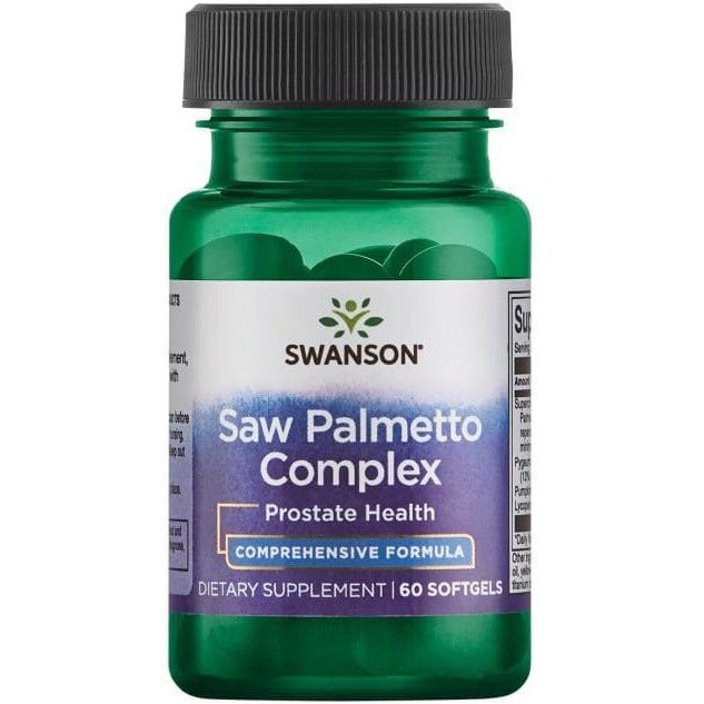 Palma Sabałowa Swanson Saw Palmetto Complex 60 softgels - Sklep Witaminki.pl