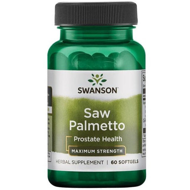 Palma Sabałowa Swanson Saw Palmetto Extract 320 mg 60 softgels - Sklep Witaminki.pl