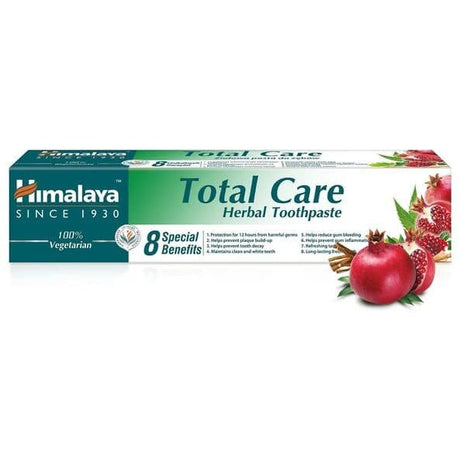 Pasta do zębów Himalaya Total Care Herbal Toothpaste 75 ml - Sklep Witaminki.pl