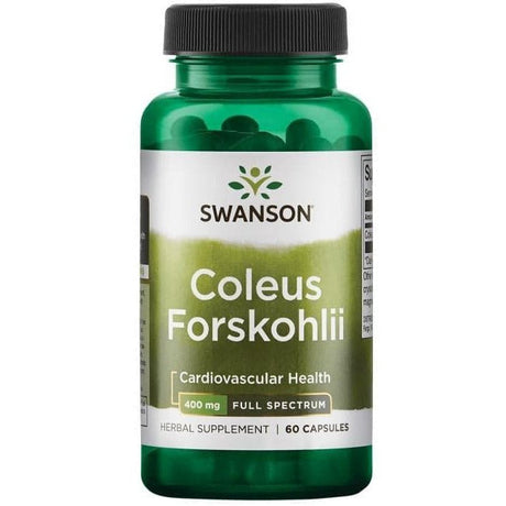 Pokrzywa Indyjska Swanson Coleus Forskohlii 400 mg 60 caps - Sklep Witaminki.pl