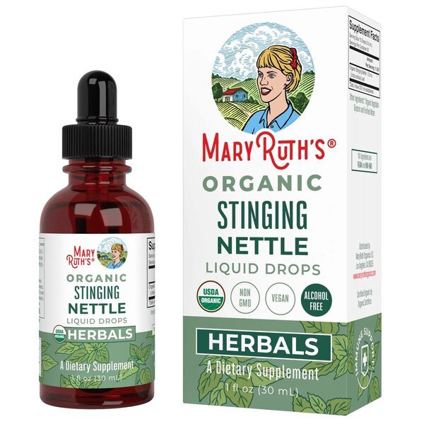 Pokrzywa Zwyczajna Liść MaryRuth Organics Organic Stinging Nettle Liquid Drops 30 ml - Sklep Witaminki.pl