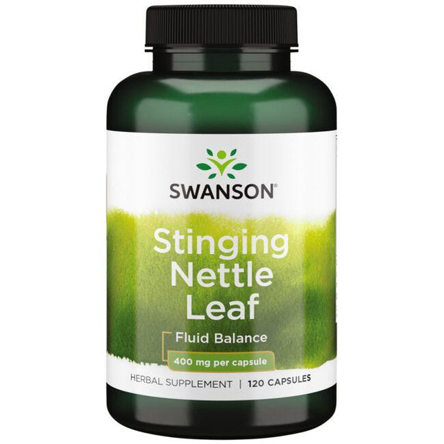 Pokrzywa Zwyczajna Liść Swanson Stinging Nettle Leaf 400 mg 120 caps - Sklep Witaminki.pl