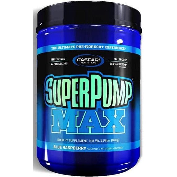 Pre-Workout Gaspari Nutrition SuperPump MAX 640 g Blue Raspberry - Sklep Witaminki.pl