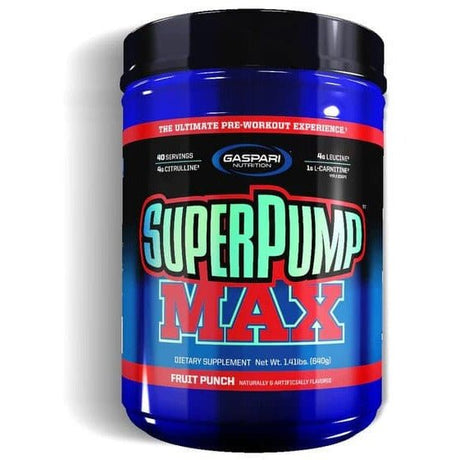 Pre-Workout Gaspari Nutrition SuperPump MAX 640 g Fruit Punch - Sklep Witaminki.pl