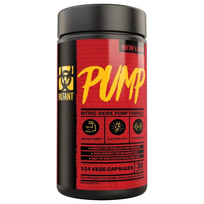 Pre-Workout Mutant Mutant Pump 154 vcaps - Sklep Witaminki.pl