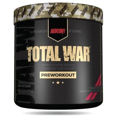 Pre-Workout Redcon1 Total War Preworkout Strawberry Kiwi 441 g - Sklep Witaminki.pl