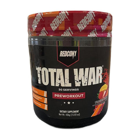 Pre-Workout Redcon1 Total War Preworkout Strawberry Mango 426 g - Sklep Witaminki.pl