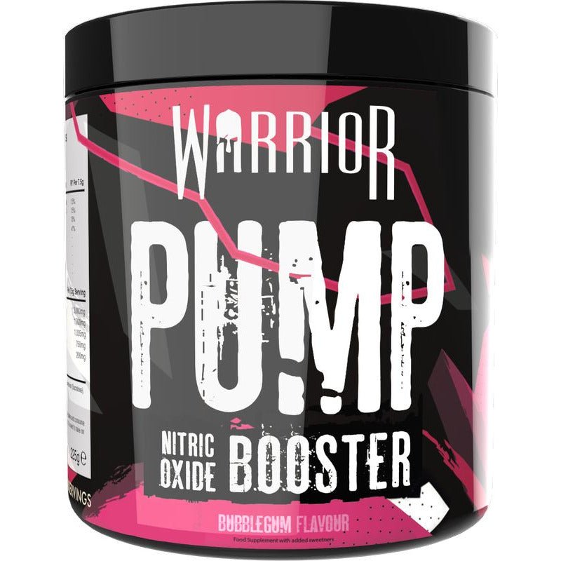 Pre-Workout Warrior Pump Bubblegum 225 g - Sklep Witaminki.pl