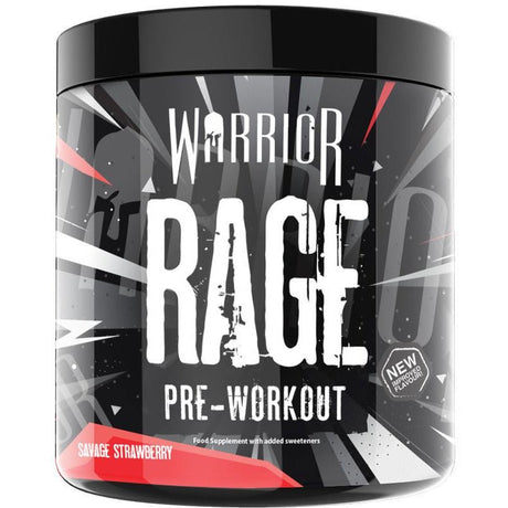 Pre-Workout Warrior Rage Savage Strawberry 392 g - Sklep Witaminki.pl