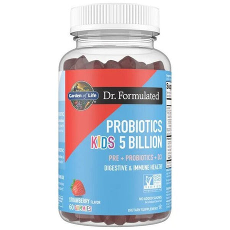 Probiotyk dla Dzieci Garden of Life Dr. Formulated Probiotics Kid's 5 Billion Gummies Strawberry 60 gummies - Sklep Witaminki.pl