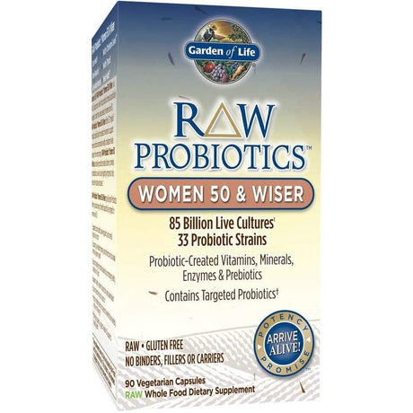 Probiotyk dla kobiet Garden of Life RAW Probiotics Women 50 & Wiser 90 vcaps - Sklep Witaminki.pl