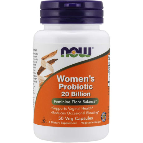Probiotyk dla kobiet NOW Foods Women's Probiotic 20 Billion 50 vcaps - Sklep Witaminki.pl