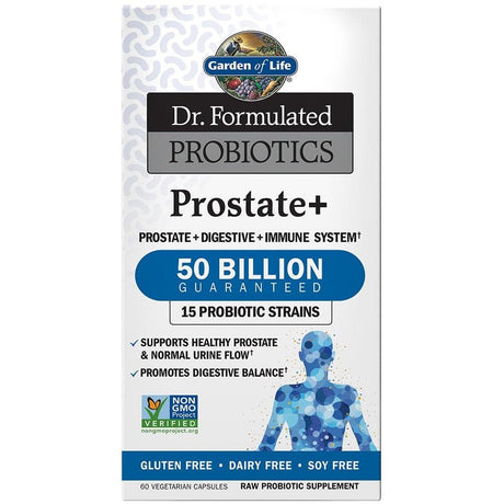 Probiotyk dla mężczyzn Garden of Life Dr. Formulated Probiotics Prostate+ 60 vcaps - Sklep Witaminki.pl