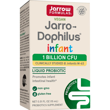 Probiotyk dla Niemowląt Jarrow Formulas Jarro-Dophilus Infant Probiotic Drops 15 ml - Sklep Witaminki.pl