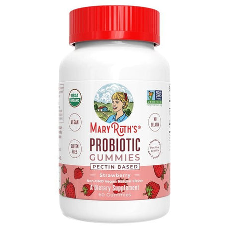 Probiotyk jednoszczepowy MaryRuth Organics Probiotic Gummies Strawberry 60 gummies - Sklep Witaminki.pl