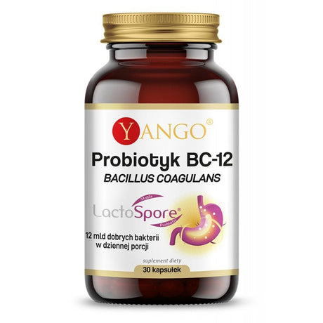 Probiotyk jednoszczepowy Yango Probiotyk BC-12 30 caps - Sklep Witaminki.pl