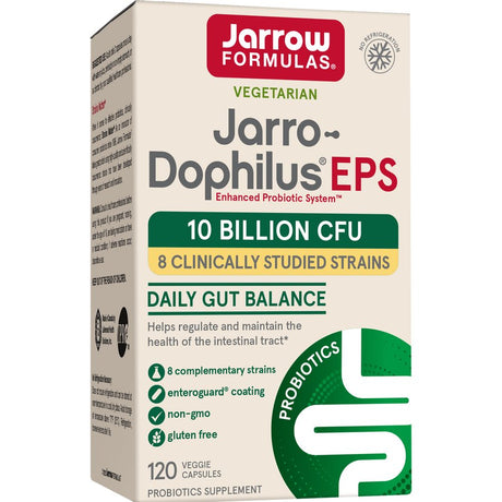 Probiotyk wieloszczepowy Jarrow Formulas Jarro-Dophilus EPS 10 Billion 120 vcaps - Sklep Witaminki.pl