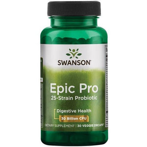 Probiotyk wieloszczepowy Swanson Epic Pro 25-Strain Probiotic 30 vcaps - Sklep Witaminki.pl