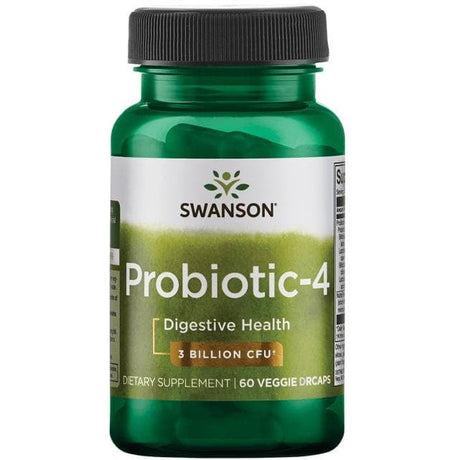 Probiotyk wieloszczepowy Swanson ProBiotic-4 60 vcaps - Sklep Witaminki.pl