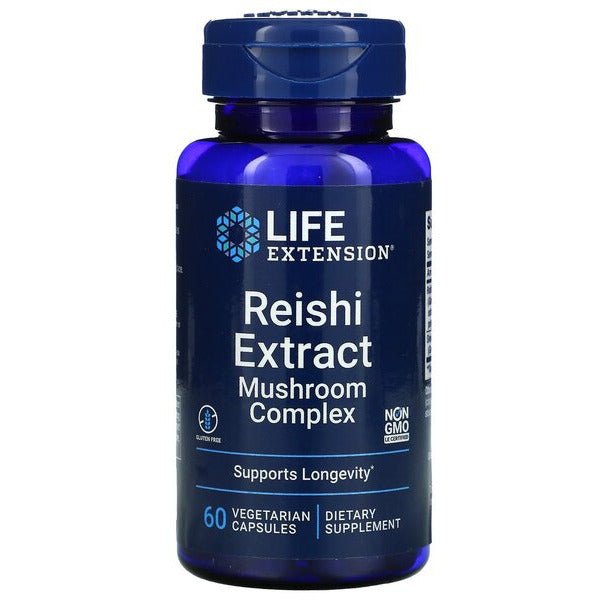 Reishi Life Extension Reishi Extract Mushroom Complex 60 vcaps - Sklep Witaminki.pl