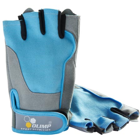 Rękawiczki Olimp Accessories Fitness One Training Gloves Blue XS - Sklep Witaminki.pl