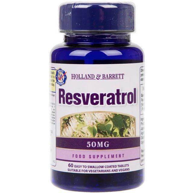 Resweratrol Holland & Barrett Resveratrol 50mg 60 tablets - Sklep Witaminki.pl