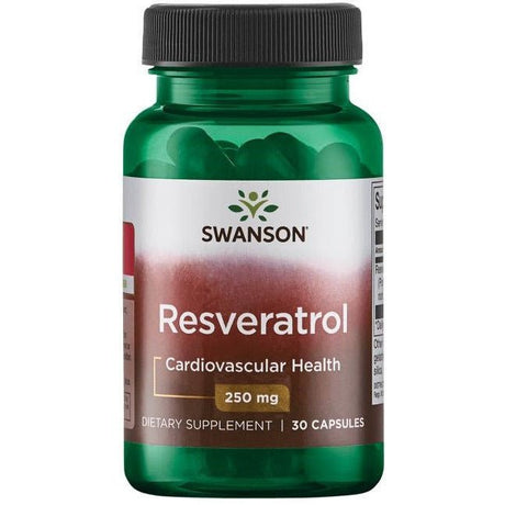 Resweratrol Swanson Resveratrol 250 mg 30 caps - Sklep Witaminki.pl