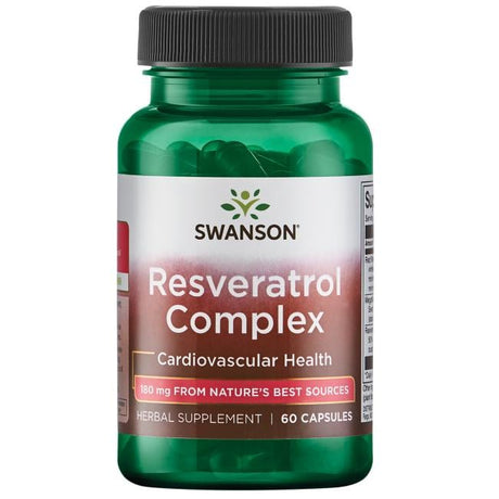 Resweratrol Swanson Resveratrol Complex 180 mg 60 caps - Sklep Witaminki.pl