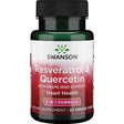 Resweratrol Swanson Resveratrol & Quercetin 30 vcaps - Sklep Witaminki.pl