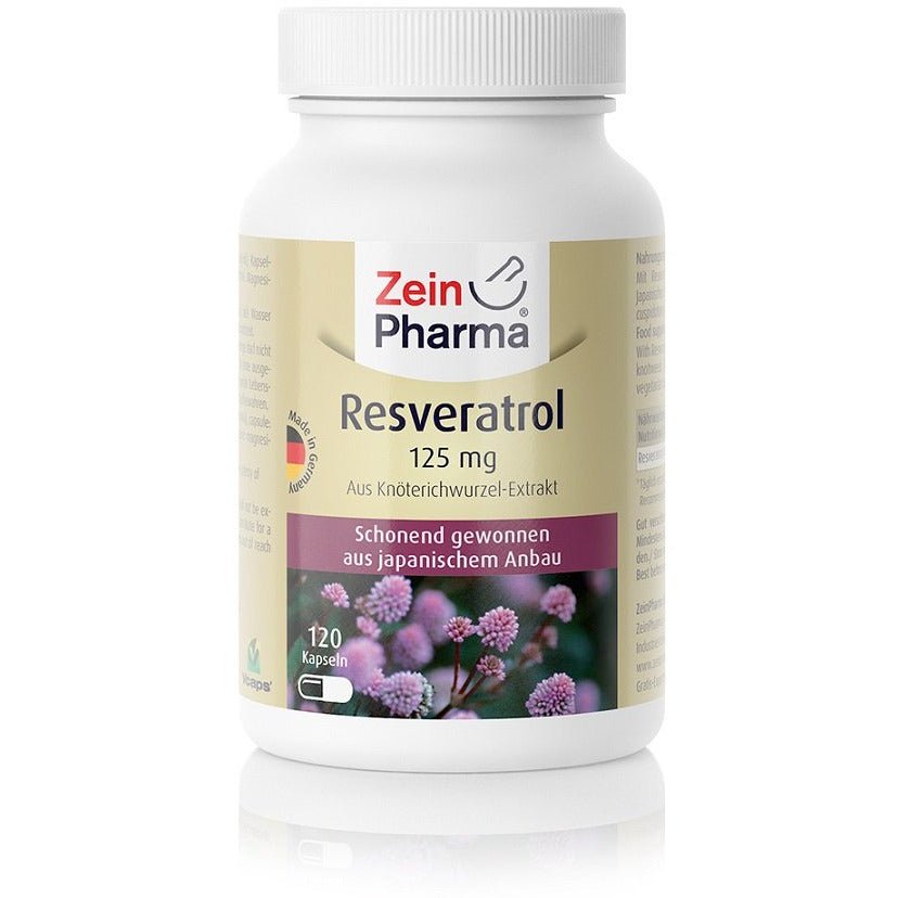 Resweratrol Zein Pharma Resveratrol 125mg 120 caps - Sklep Witaminki.pl