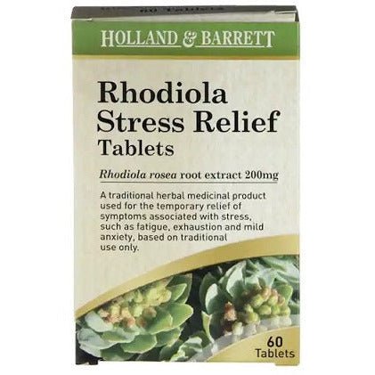 Różeniec Górski Holland & Barrett Rhodiola Stress Relief 200mg 60 tablets - Sklep Witaminki.pl