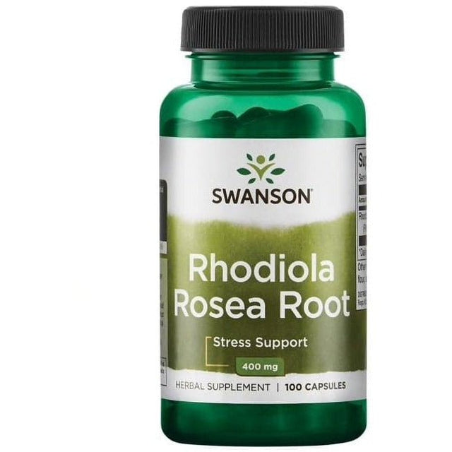 Różeniec Górski Swanson Rhodiola Rosea Root 400 mg 100 caps - Sklep Witaminki.pl