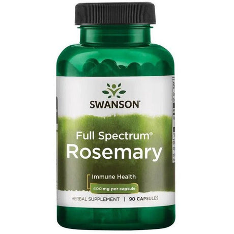 Rozmaryn Swanson Rosemary 400 mg 90 caps - Sklep Witaminki.pl