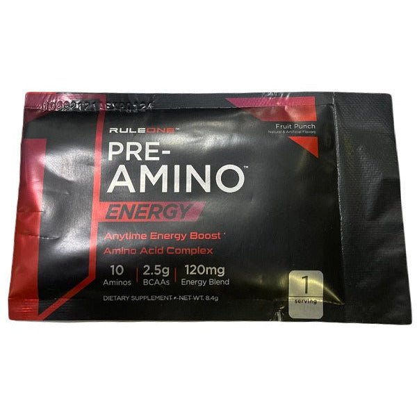 Rule One Pre-Amino Energy Fruit Punch 8.4g - Sklep Witaminki.pl