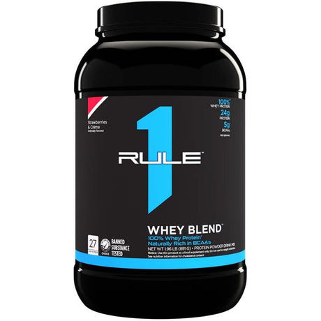 Rule One R1 Whey Blend 891 g Strawberries & Creme - Sklep Witaminki.pl