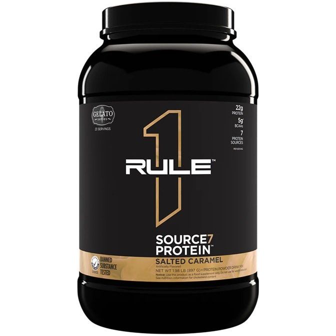 Rule One Source7 Protein 897 g Salted Caramel Gelato - Sklep Witaminki.pl