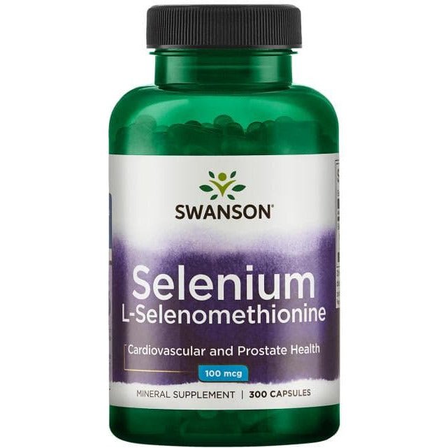 Selen Swanson Selenium L-Selenomethionine 100 mcg 300 caps - Sklep Witaminki.pl