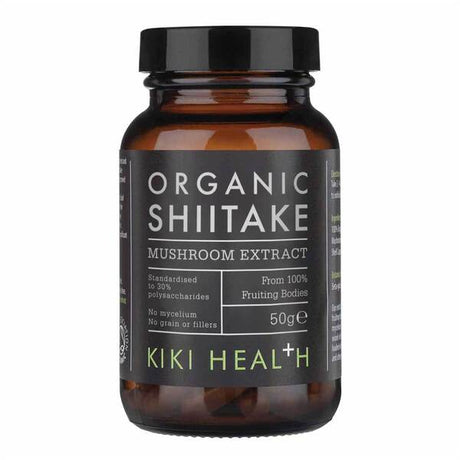 Shiitake KIKI Health Shiitake Extract Powder Organic 50 g - Sklep Witaminki.pl