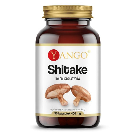 Shiitake Yango Shitake ekstrakt 10% polisacharydów 90 caps - Sklep Witaminki.pl