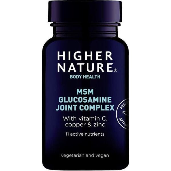 Siarka Higher Nature MSM Glucosamine Joint Complex 90 tabs - Sklep Witaminki.pl