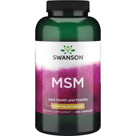 Siarka Swanson MSM 1000 mg 240 caps - Sklep Witaminki.pl