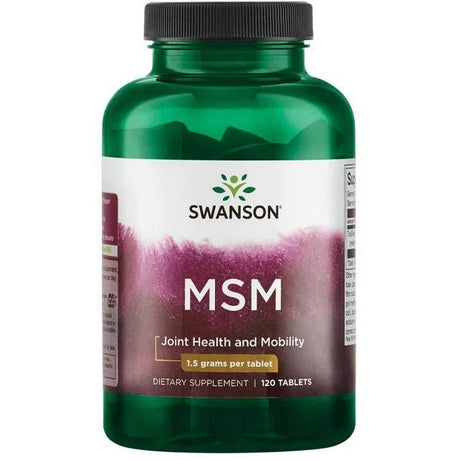 Siarka Swanson MSM 1500 mg 120 tabs - Sklep Witaminki.pl