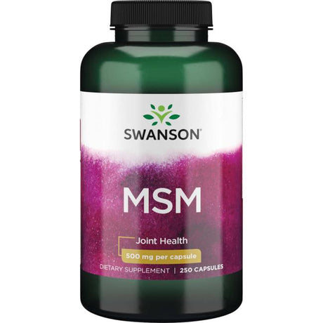 Siarka Swanson MSM 500 mg 250 caps - Sklep Witaminki.pl