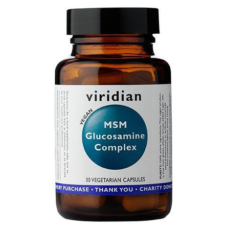 Siarka Viridian MSM Glucosamine Complex 30 caps - Sklep Witaminki.pl