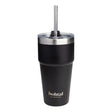 SmartShake Bohtal Double Insulated Travel Mug with Straw Black - Sklep Witaminki.pl
