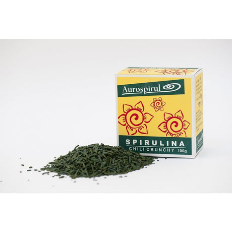 Spirulina Aurospirul Spirulina Chili Crunchy 100 g - Sklep Witaminki.pl